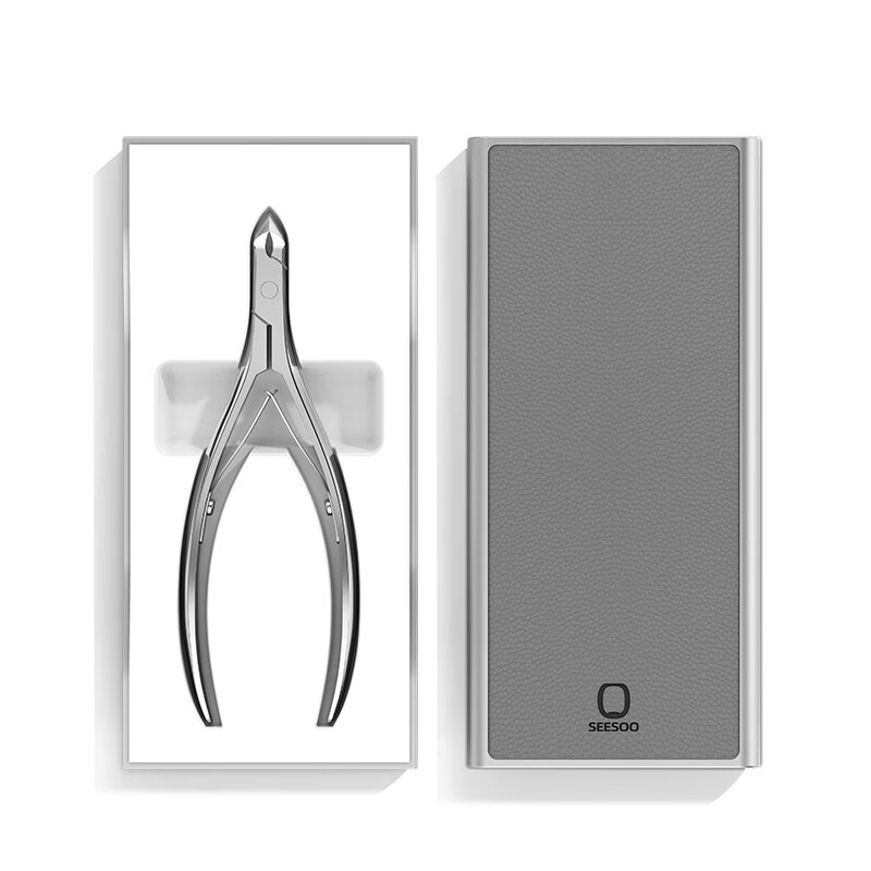 Seesoo/七素去死皮钳美甲修甲钳甲沟专用指甲刀脚趾甲修脚工具 奢享_美甲死皮钳