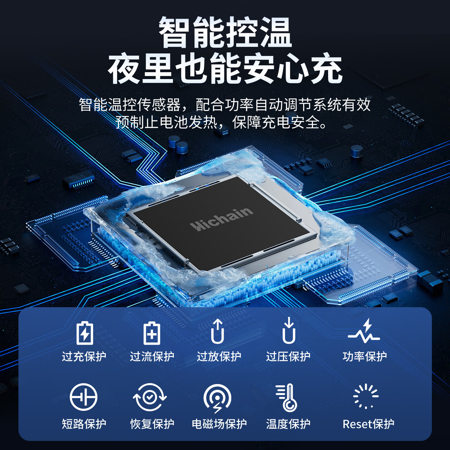 Hichain和昌【3C认证】充电宝移动电源65W大功率快充自带线20000毫安大容量便携小巧可上飞机可充笔记本 【65W双向快充| 笔记本电脑】20000mAh银