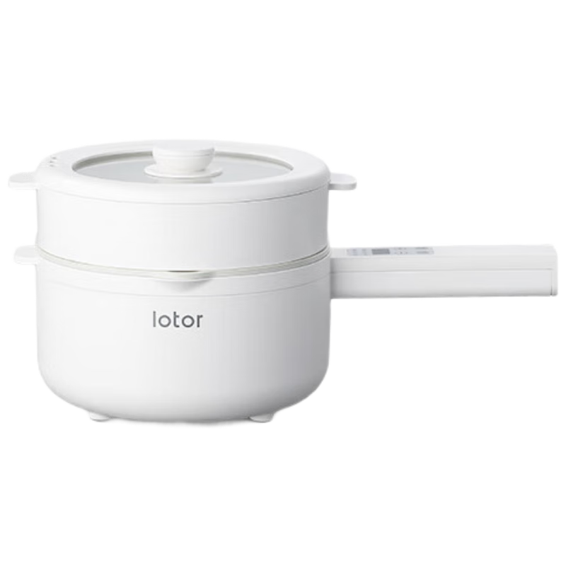 LOTOR徕多电煮锅家用小火锅学生宿舍多功能小火锅电炒锅迷你泡面锅电热锅一锅多用小电锅煮面锅20CD