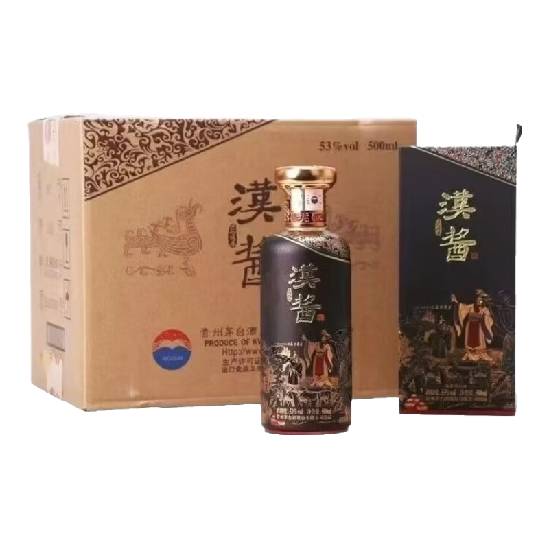 茅台汉酱匠心传承53°酱香型白酒500ml×6瓶 1730元 - 86线报