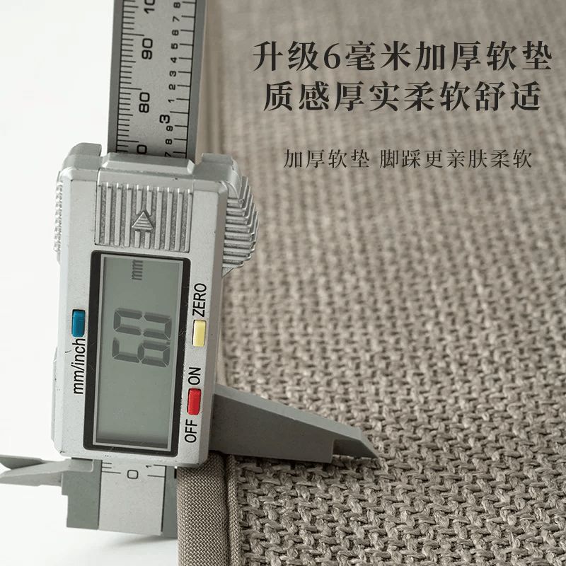 DEATKN亚麻编织浴室地垫防滑吸水脚垫卫生间门口垫子家用速干门垫 燕麦-BATHROOM-超群 40×60cm