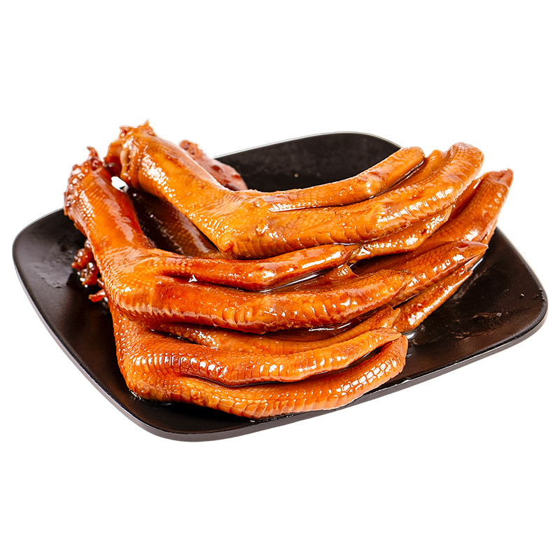 陈阿炳老卤鸭爪鸭掌卤味鸭货解馋零食鸭货休闲原味香辣 混合口味【216g*2大包】