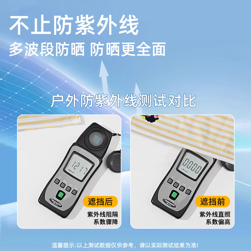 万宝绿冰袖女防晒袖套防紫外线夏季冰丝宽松版2026新款护袖手臂套 UPF50+【黄色条纹女孩】宽松可调节.