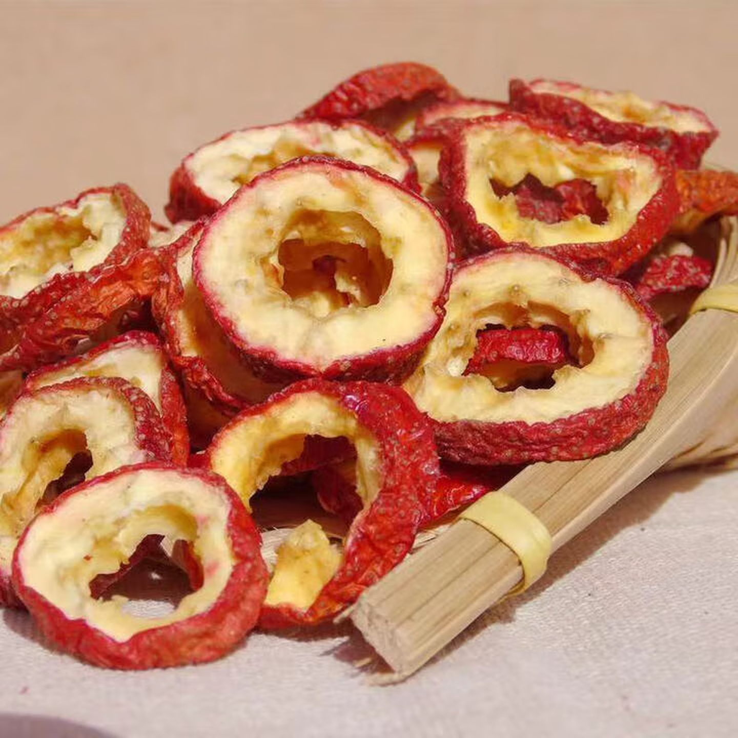 山楂干新鲜无核无籽山楂片干山楂球泡茶精选空心 2瓶*1组