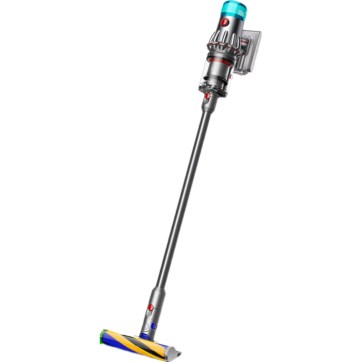 戴森(DYSON)V12 Detect Slim Fluffy家用清洁手持无线除螨吸尘器光学显尘 智能大吸力车载 宠物家庭换季礼物