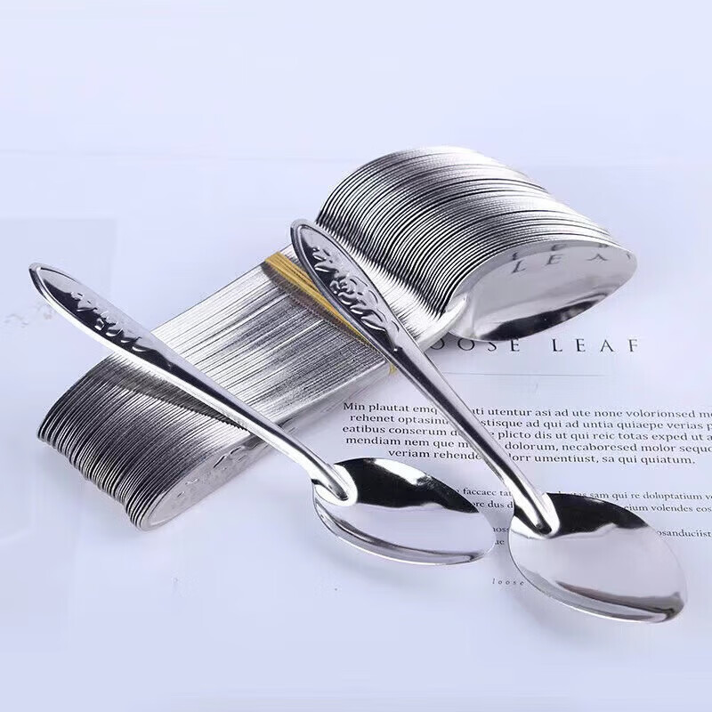 乐扣乐扣【甄选好物】（LOCK&LOCK）不锈钢玫瑰花小勺子挖西瓜水果铁勺外 不锈钢小勺子-2个