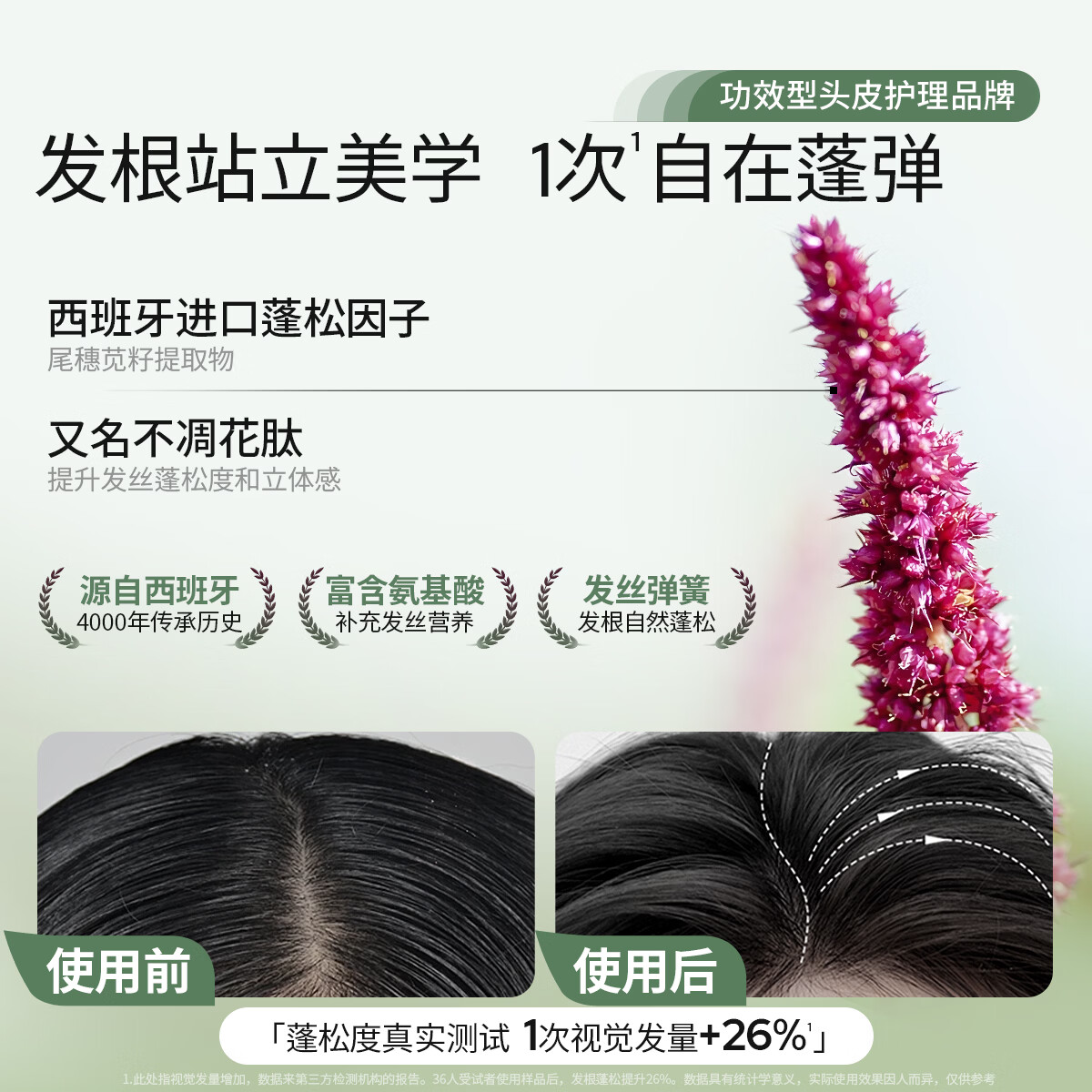 roye控油蓬松洗发水深层清洁去油洗头膏改善油扁塌男女 【油软塌必备】72h控油蓬松洗发水236ml*1