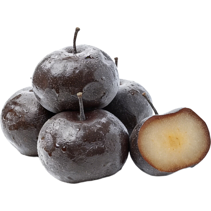 崎慕鲜遇东北冻梨冻秋梨大黑梨冷冻水果大冻梨东北特产哈尔滨特产梨 东北冻梨5斤特大果（ 300-350g）