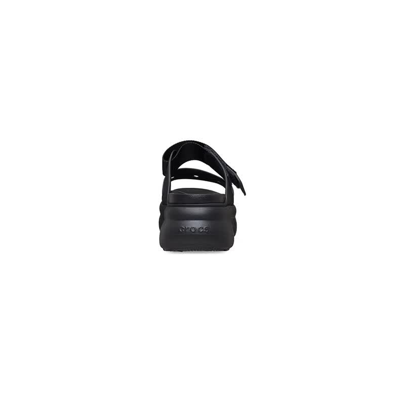 卡骆驰(CROCS)2026春季新款嗖酷双跟带凉鞋时尚休闲舒适花园鞋女鞋|212861 黑色-001(含智必星) 36 /37(230mm)