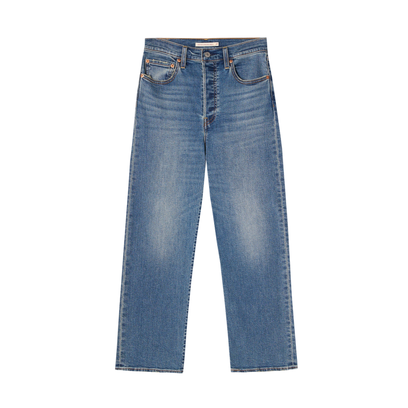 Levi's��ά˹ŮʿRIBCAGE����ֱͲ��ʽ���临��ʱ������ţ�п� ����ɫ 27 (27)