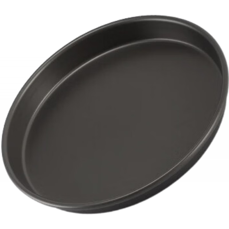 魔幻廚房不沾披薩盤烤盤餅底家用烘焙烤箱6/7/8/9/寸圓形蛋糕模具 不粘披薩盤-黑-9寸