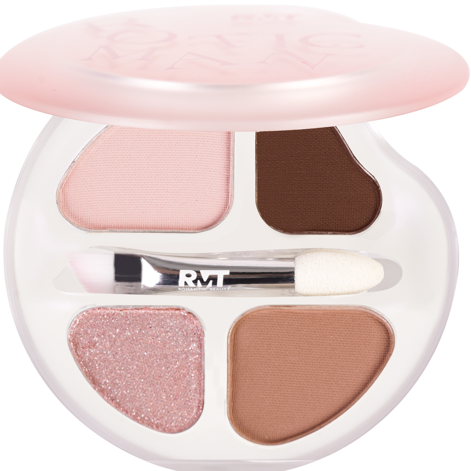 罗小曼官方四色卧蚕盘日常淡妆高光卧蚕下至一体笔眼影盘 01A甜奶杏