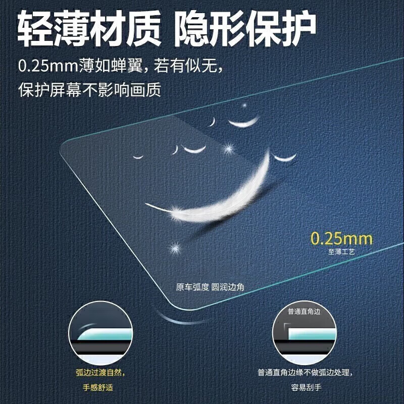 路透仕(LUTOUSHI)2025款方程豹钛3中控屏幕钢化膜导航保护贴膜汽车用品改装饰配件 钛3【15.6寸导航+仪表】高清钢化膜