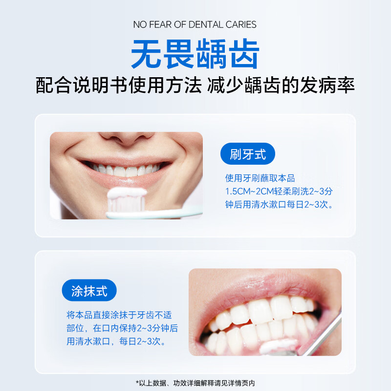 复因医用口腔防蛀凝胶含氟成人菌斑器械龋齿 医用口腔防蛀凝胶120g