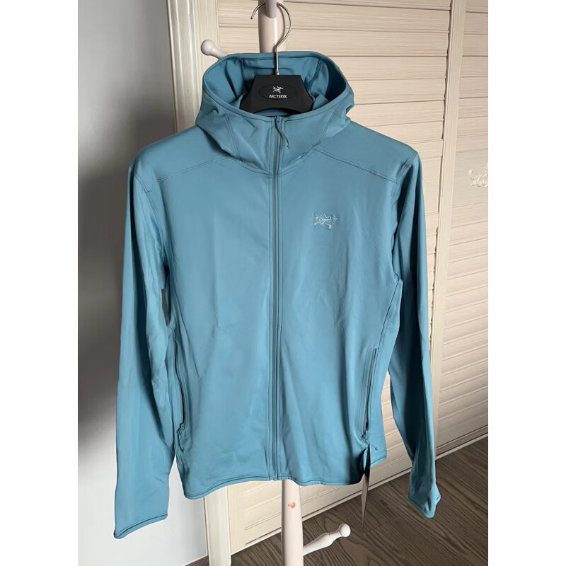 始祖鸟（ARC'TERYX）现货Arc'teryx 始祖鸟Kyanite Lt hoody男款外套抓绒轻量连帽衫 竹月蓝__现货秒发 M