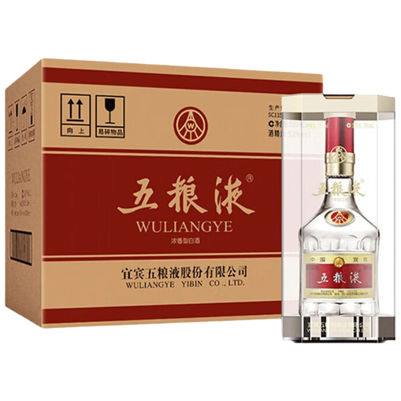 Wuliangye/����Һ ����˴� 52�� Ũ���� 500ml 6ƿ 4870.8Ԫ
