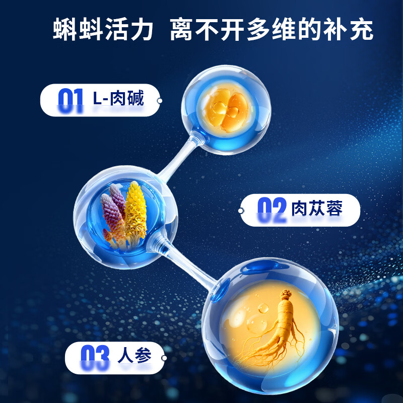 欣安贝左维力左旋肉碱人参肉苁蓉片少弱畸精活力备男性孕调理线下同款 【周期调理】 60片*5盒 (买4送1到手5盒)