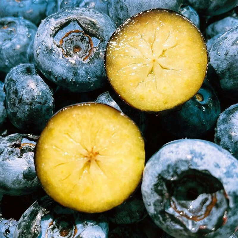 缦语【顺丰空运】云南花香蓝莓现摘鲜果新鲜18mm+孕妇礼盒装产地 1盒 60g【顺丰空运 保鲜发货 酸甜口味】 净重1000g 【果径18-22mm】泡沫箱装