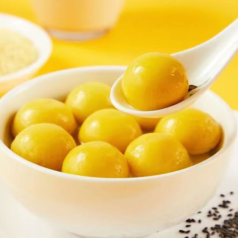 三全汤圆元宵节大黄米黑芝麻豆沙花生果仁多种口味汤圆礼盒 大黄米花生汤圆450g