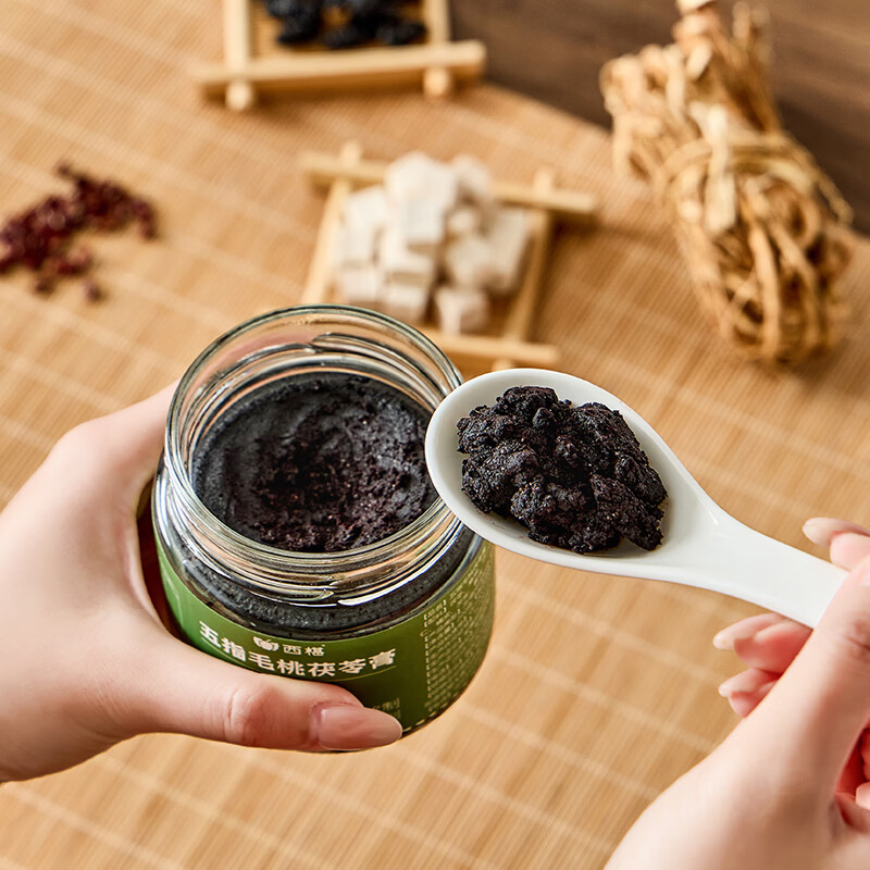西椹茯苓膏五指毛桃赤小豆伏湿膏祛茯湿桑椹膏草本山楂养生滋补膏 【基础装】五指毛桃茯苓膏 220g*2瓶