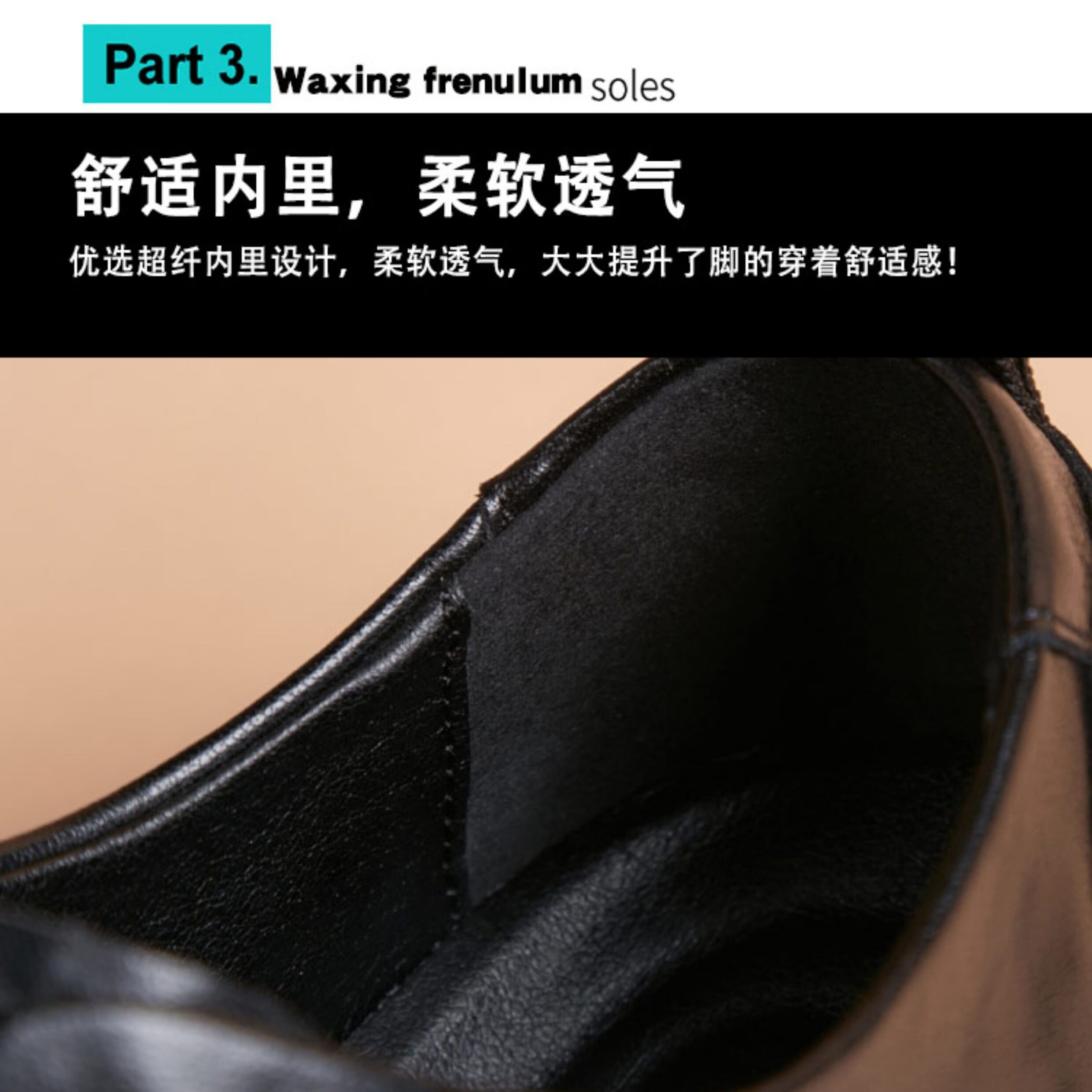 Walker Shop皮鞋男高端商务正装男士皮鞋2026新款休闲真皮透气软底内增高男鞋 黑色 42