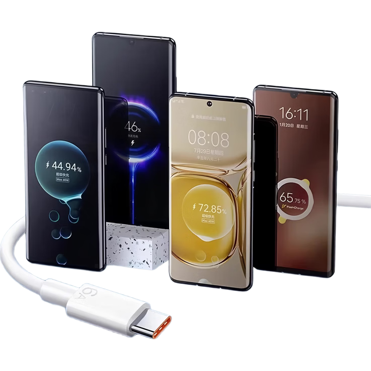 ��Ϊ 66W/120W �����س���� �������� Mate70 P50 P40 Nova11 Pro ��ҫ70 ���ͷ 2��6A��ͭ�����