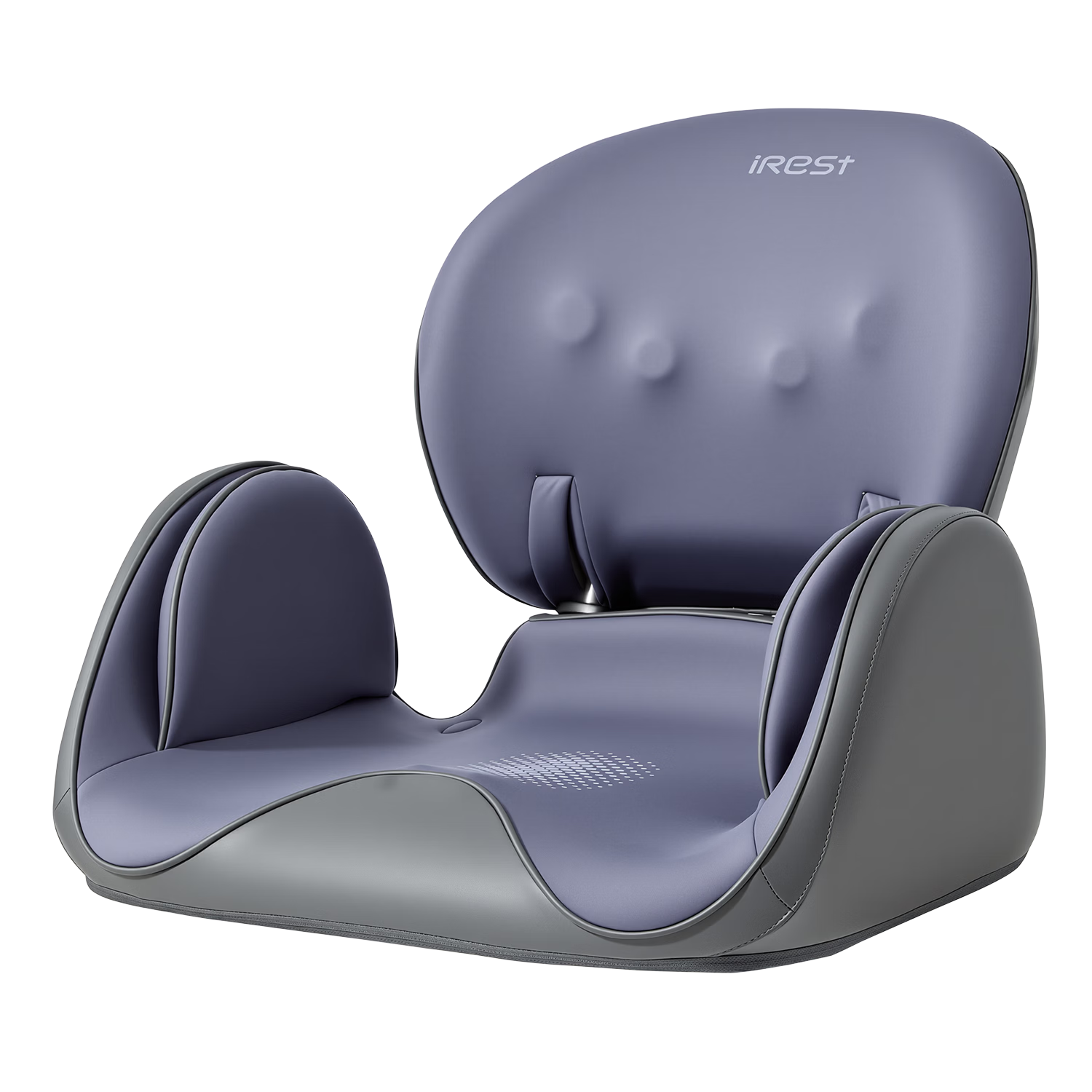 艾力斯特智能按摩垫腰背靠垫颈椎按摩器家用热敷护腰靠垫送老婆父母新年礼物神器护腰护膝T90 花木蓝