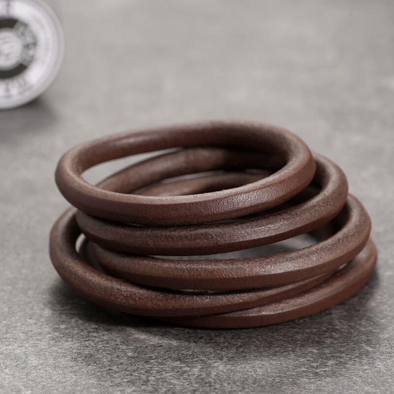 高桥吾郎goros无缝皮手环一生之环进口枥木情侣栃木手镯 xxxs(适合14.