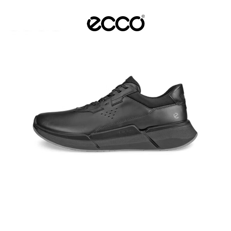 爱步（ECCO）男士休闲通勤运动鞋830764 01001黑色 42 送男友礼物