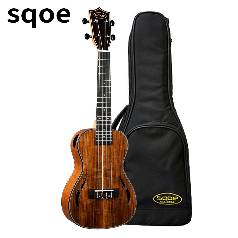 sqoe 尤克里里23寸乌克丽丽26寸小吉他初学者乐器ukulele sq-sf 个性