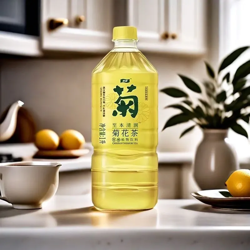 怡宝 菊花茶 植物饮料450m/1L 至本清润菊花茶饮品 柠檬茶 菊花茶1l*12瓶【6月产】