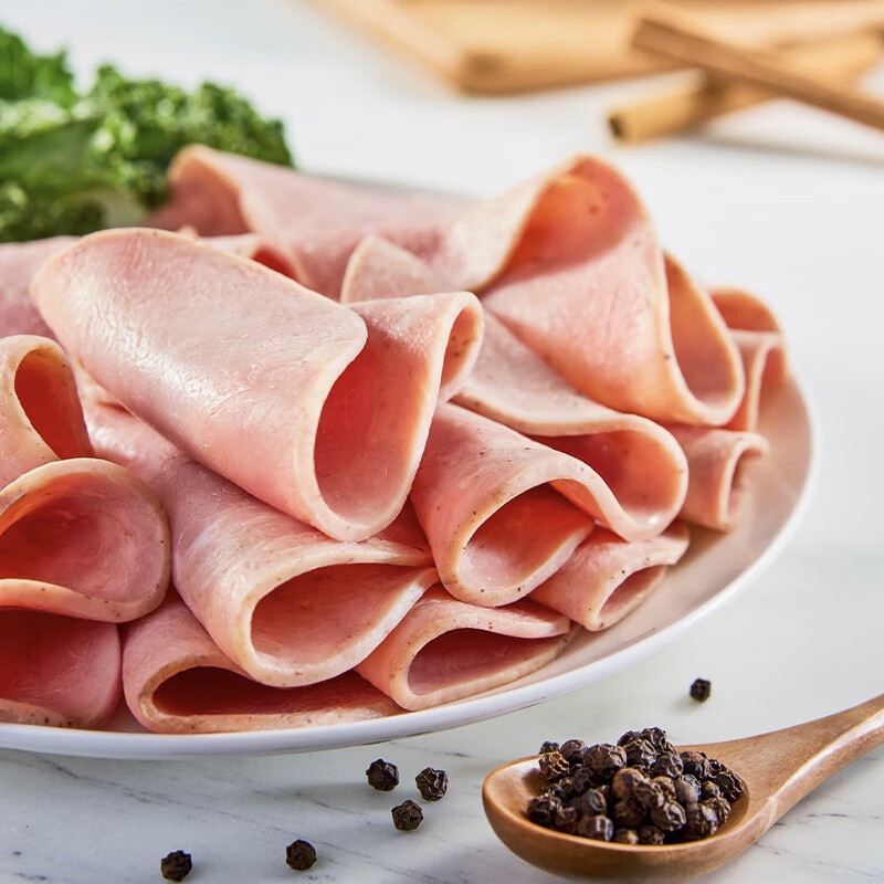 荷美尔（Hormel）黑椒火腿片三明治热狗食材 儿童早餐 开袋即食生鲜肉制品火锅烧烤 黑椒风味火腿片125g*9包【保质期75天，有效期至26.2.4