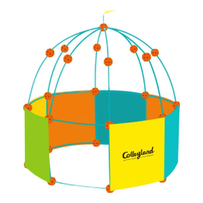 Colleyland堡垒大师拼装积木玩具大型搭建帐篷益智拼装房子空间积木玩具户外 200夜光大师版+90插头【送挂灯+