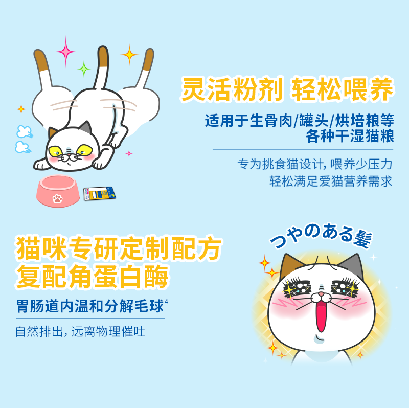 DHC Kitty&Doggy猫咪鲨鱼软骨素粉宠物营养补充剂骨骼关节修复补钙健骨 【呵护关节丨约60天】 50g*1袋