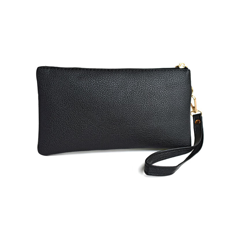 【优选】简约女士包包时尚手拿包休闲便携小方包百搭手机包小方包 黑色