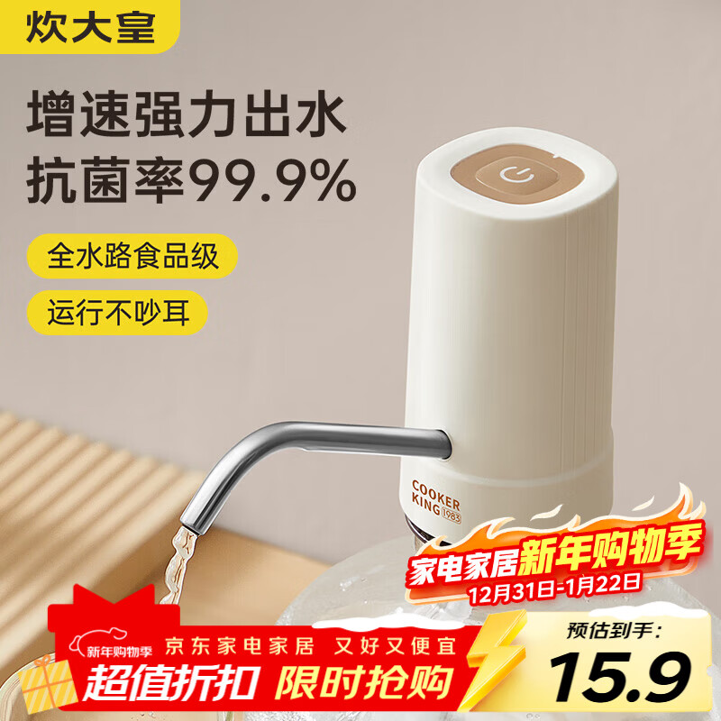 炊大皇 魔力抽水器电动上水器纯净水取水器自动压水器吸水器