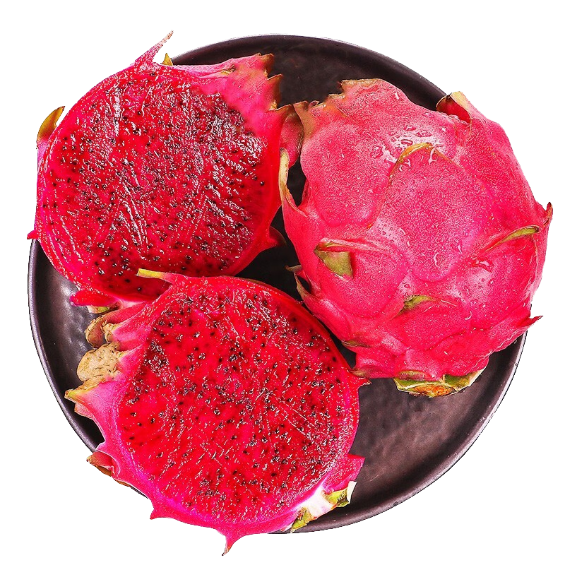 京鲜生 广西红心火龙果大果10粒装礼盒 单果400g起 净重8斤 新鲜水果