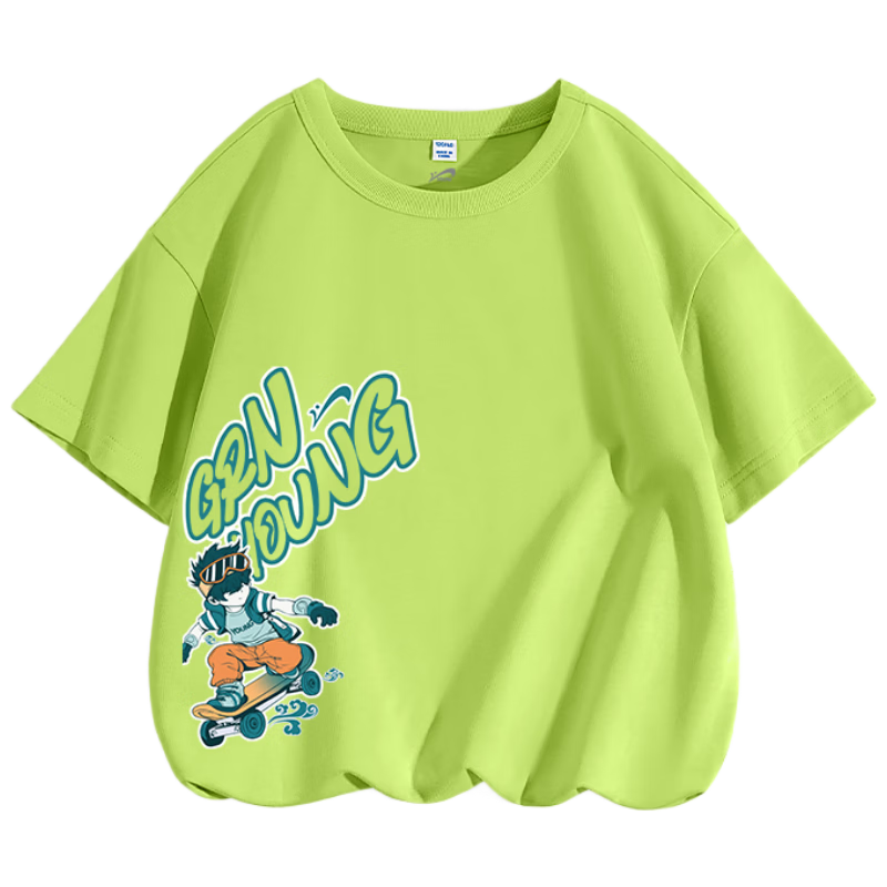 贵人鸟童装男童短袖t恤2026新款儿童夏季宽松上衣大童纯棉夏装男孩衣服