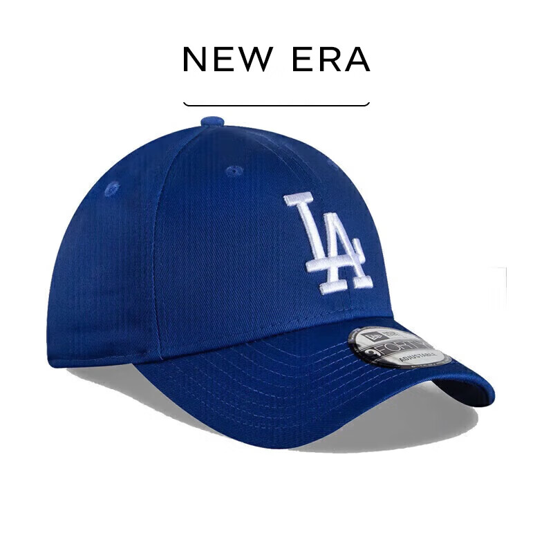 NEW ERA纽亦华MLB系列明星同款男女款刺绣棒球帽遮阳帽蓝色