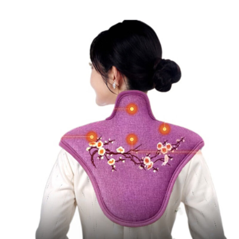 盐楠沐加大海盐袋粗盐毯热敷包电加热艾草腰部肩颈全身加长电热理疗袋 樱粉紫+12档控温+2药包