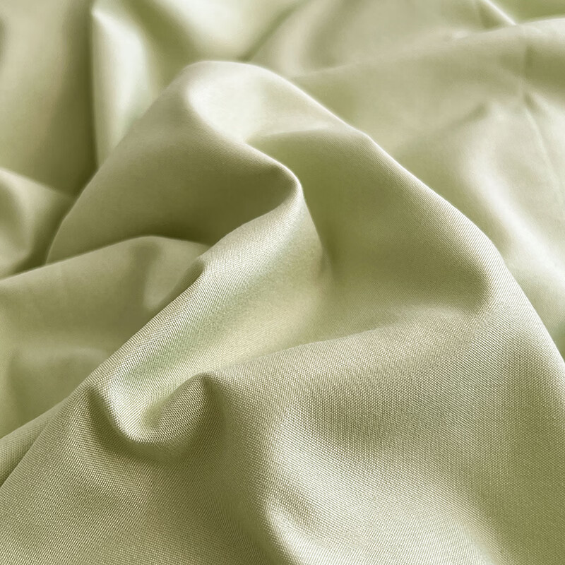 10A抗菌四件套学生宿舍三件套床单被套小清新套件 绿浅灰 床单款 三件套（被套150*200cm）