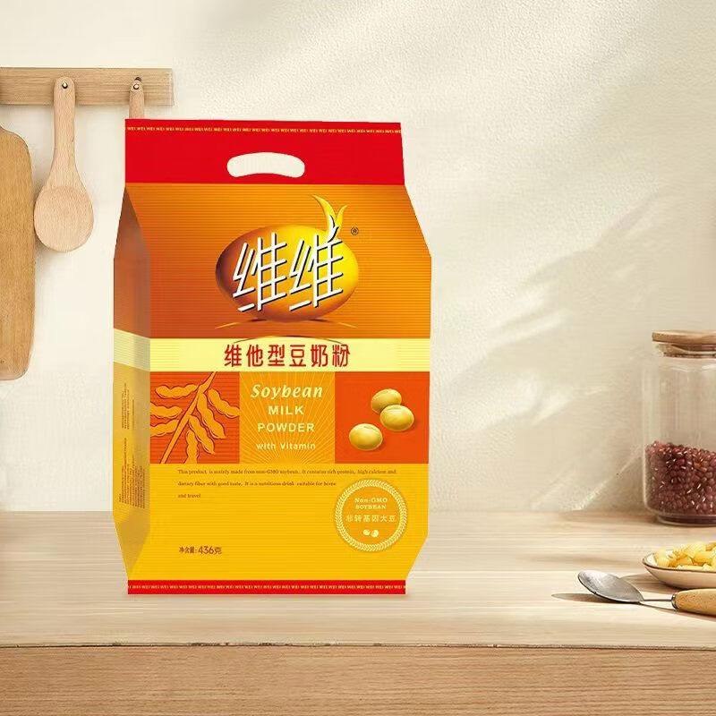 EOAGX维维冲饮维他型豆奶粉436g包早餐小包装豆浆粉植物蛋白黄豆粉 他型豆奶粉436g包早餐小包装豆浆粉植物蛋白黄豆粉