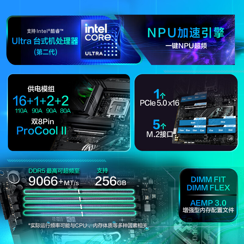华硕 ROG STRIX Z890-F GAMING WIFI 图 4