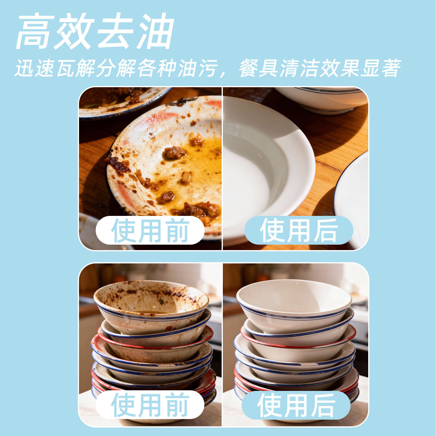 乐扣乐扣果蔬餐具净柠檬香洗洁精 清新高效去油渍洁净不伤手易漂洗洗洁精 【高效去油渍】洗洁精2斤*2瓶