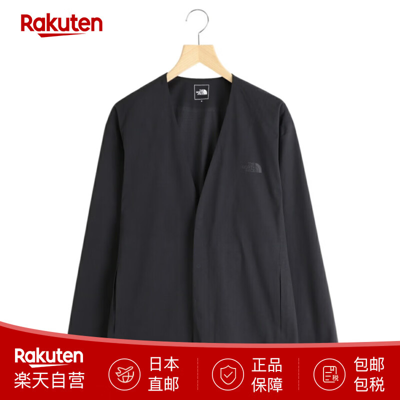 北面（The North Face）男士运动夹克/风衣Tech Lounge Ca外套春秋款 日本直邮 Black XL