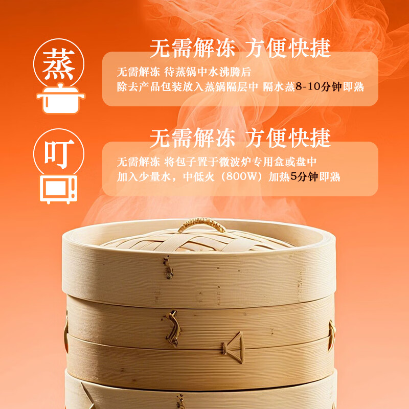 百粤名典广式烧麦香菇猪肉糯米1kg速冻烧麦早餐半成品速食家庭装大包装 糯米烧麦1kg