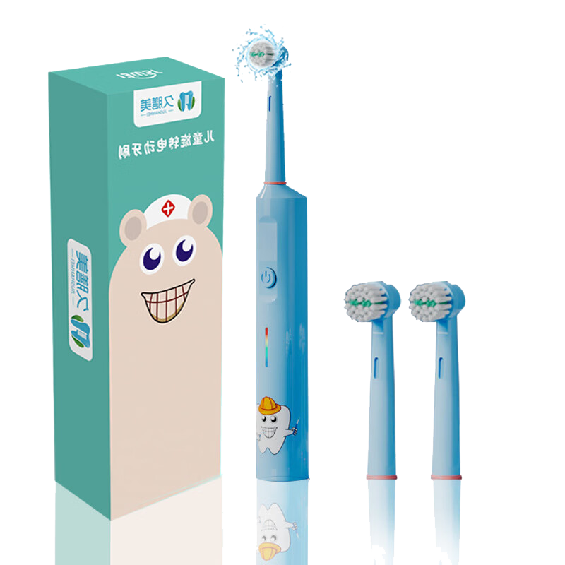 ��ͯ��ת�綯��ˢ���ʽԲͷ2-3-4-6-12��������������Ů����С��������ë ��һ��ͯ�������� ��ɫ+��2��ˢͷ