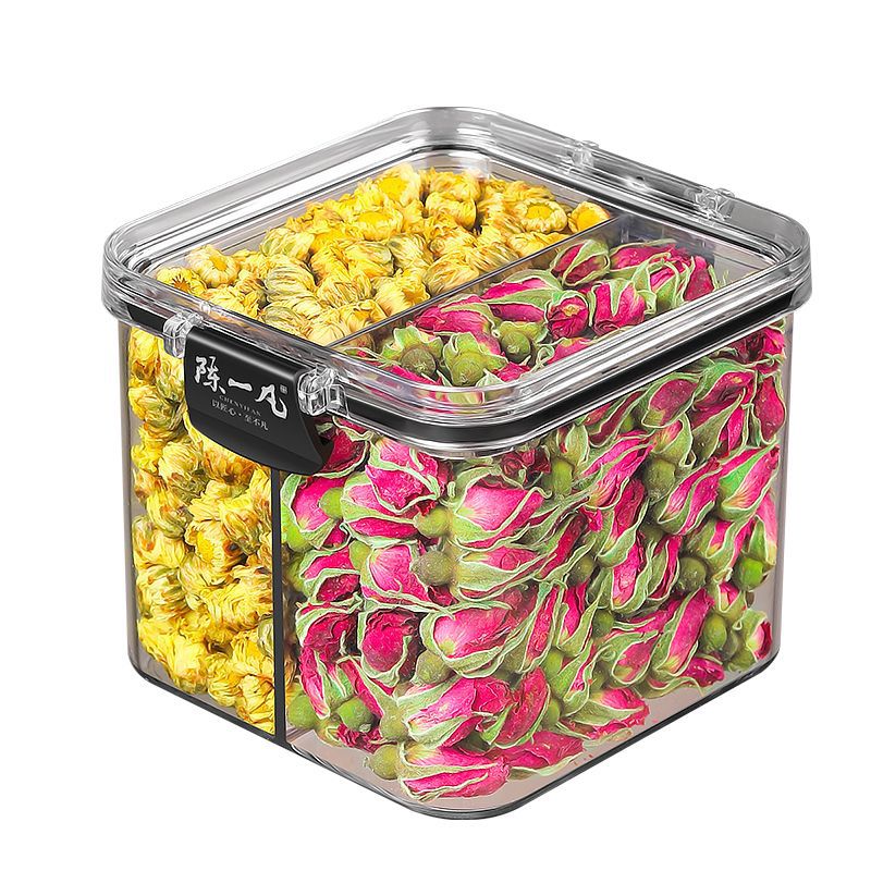 陳一凡新貨菊花玫瑰花茶精選玫瑰花茶干玫瑰胎菊組合菊花養(yǎng)生花草茶 1g*1罐 胎菊玫瑰花組合茶90g罐