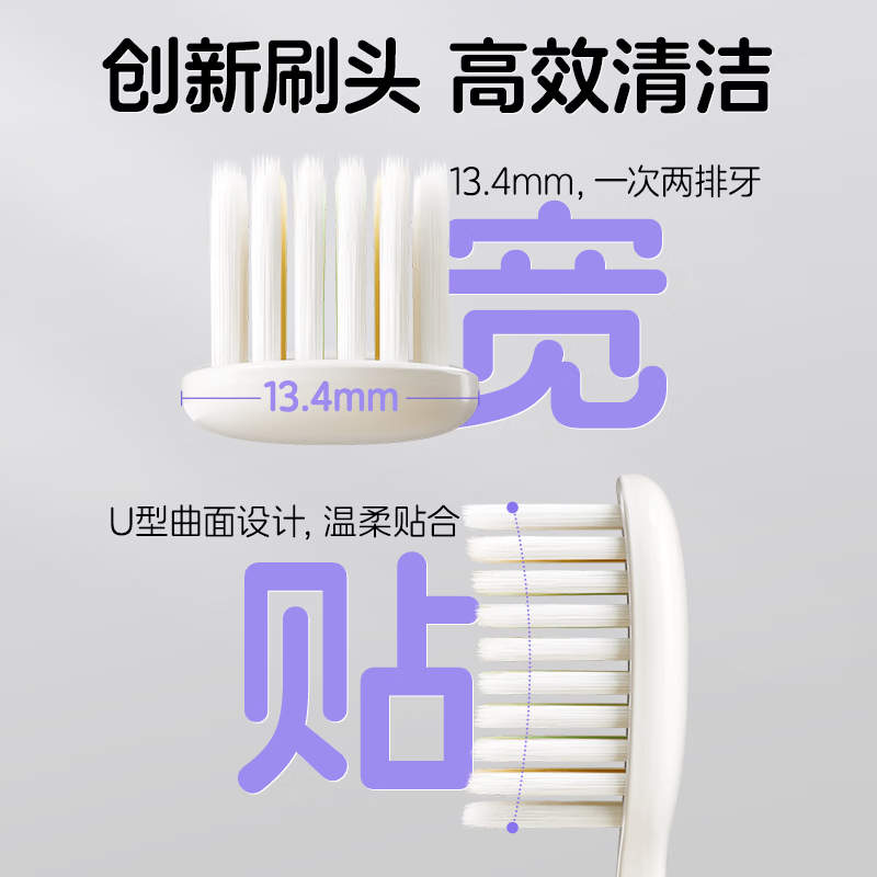 恐龙医生(PROTEFIX)儿童牙刷软毛宽头3-6-12岁宝宝儿童学生乳牙期换牙期通用 软毛2支【3-12岁】黄+蓝+氨基酸防蛀牙膏+漱口杯