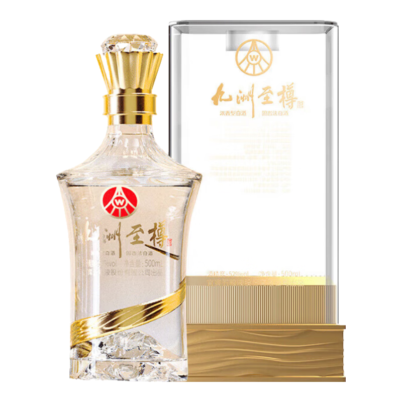 ����Һ�ɷݳ�Ʒ �������� Ũ���Ͱ׾� 52�� 500ml ͸��ˮ��ƿ �������� 79.0Ԫ����79Ԫ/����